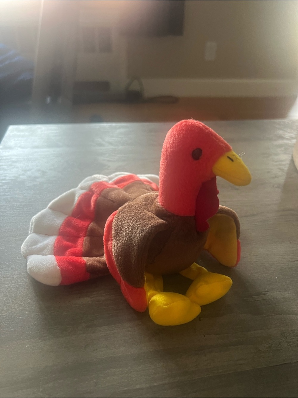 Vintage Gobbles the Turkey beanie baby
